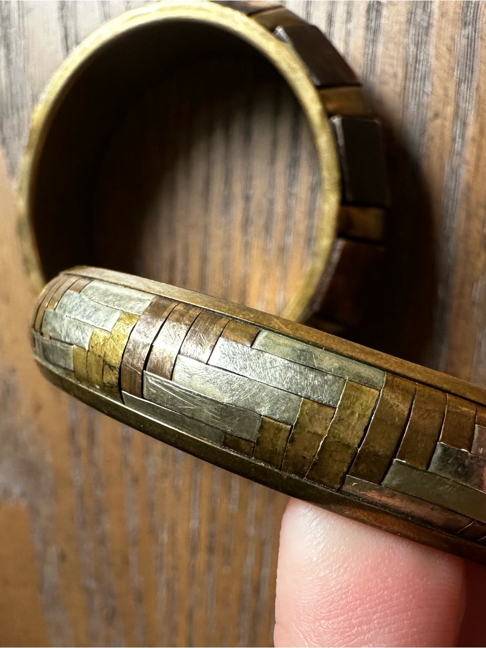 Brass Bangle Bundle - Picture 3 of 4
